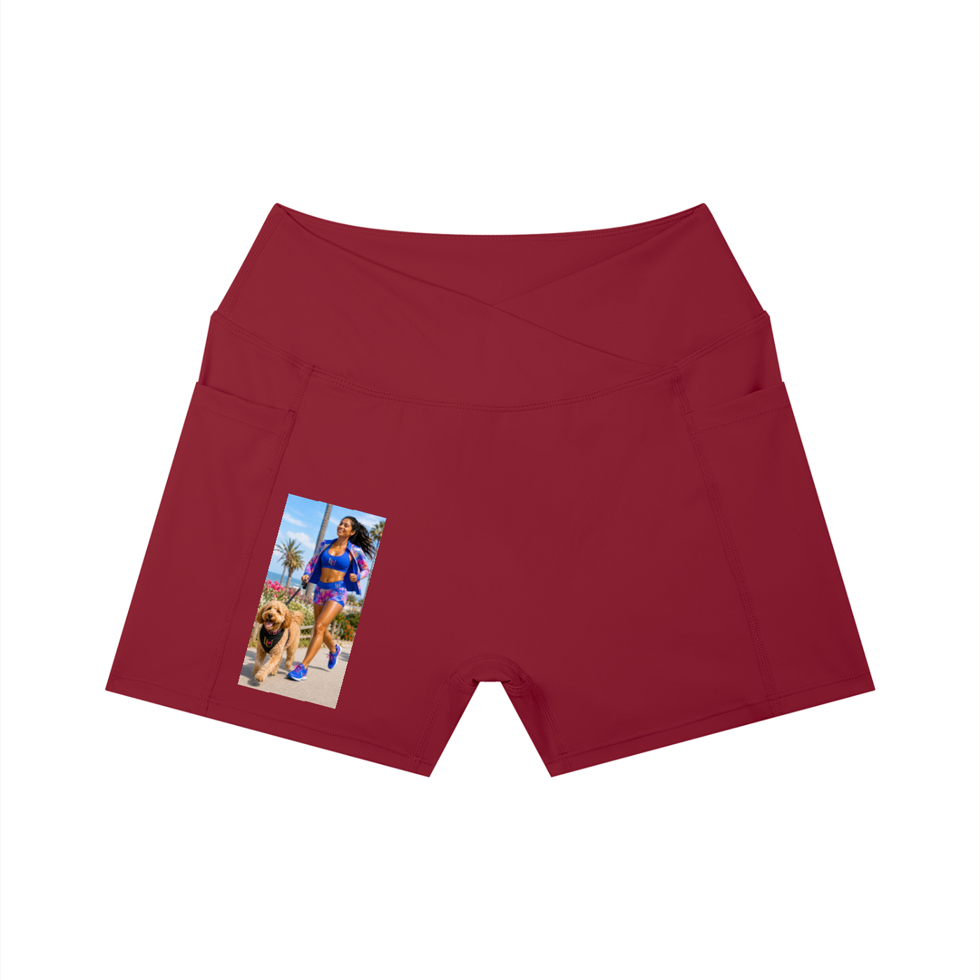 Women’s High Rise Pocket Yoga Shorts