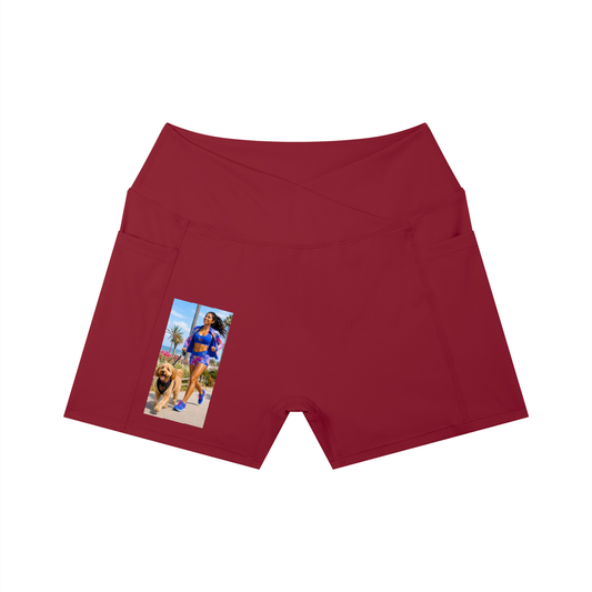 Women’s High Rise Pocket Yoga Shorts